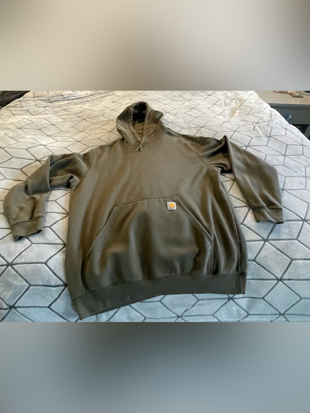 Carhartt Olive Hooded Pullover Sweatshirt